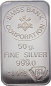 Preview: 50 Gramm Silberbarren Swiss Bank Corporation